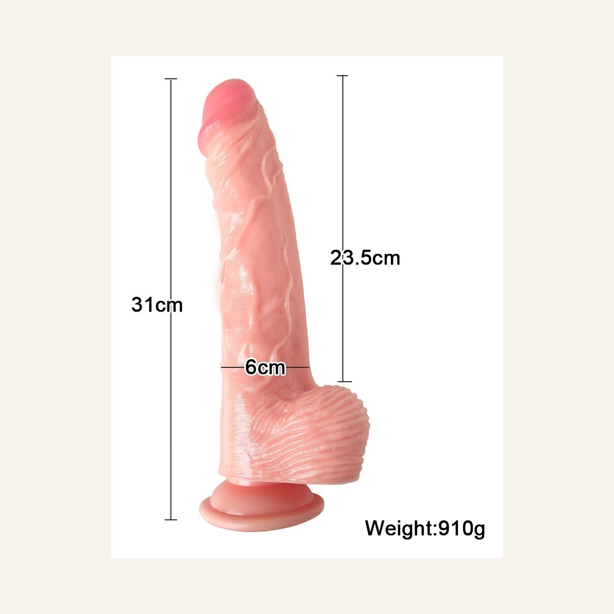 VIP33 Manual Wearable Form - Skin / Black